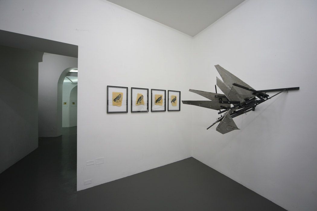 Alberto Tadiello, Adunchi (Hooked), metal bars and plates, nuts, bolts, various dimensions, 2010