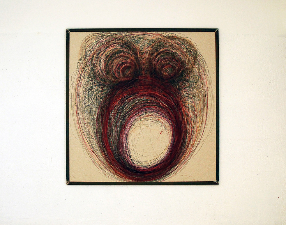 Alberto Tadiello, Inoculati, mixed media on particle board, metal extrusion frame, 190 x 188 cm each, 2018